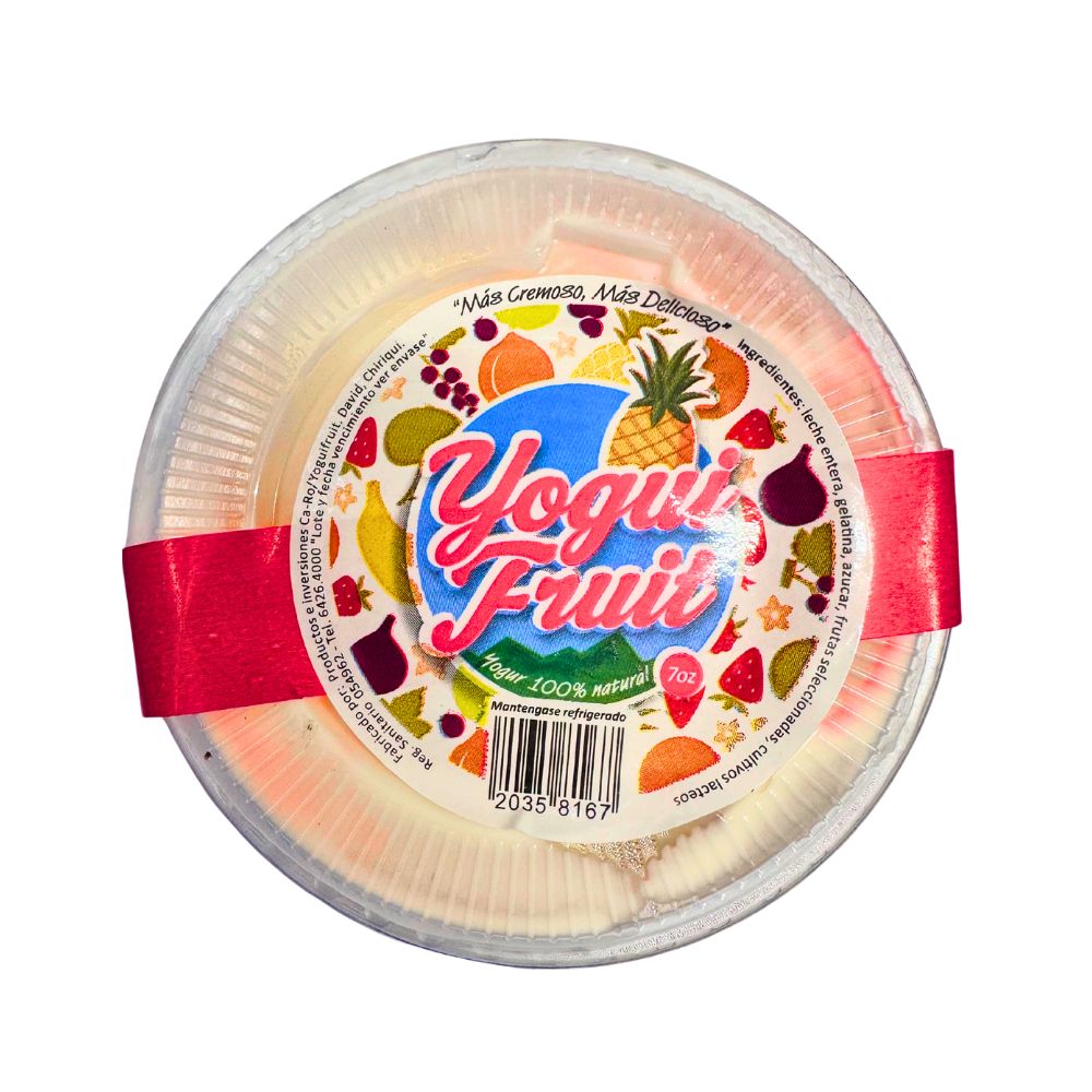 YOGURT 100% NATURAL 7 OZ YOGUIFRUIT