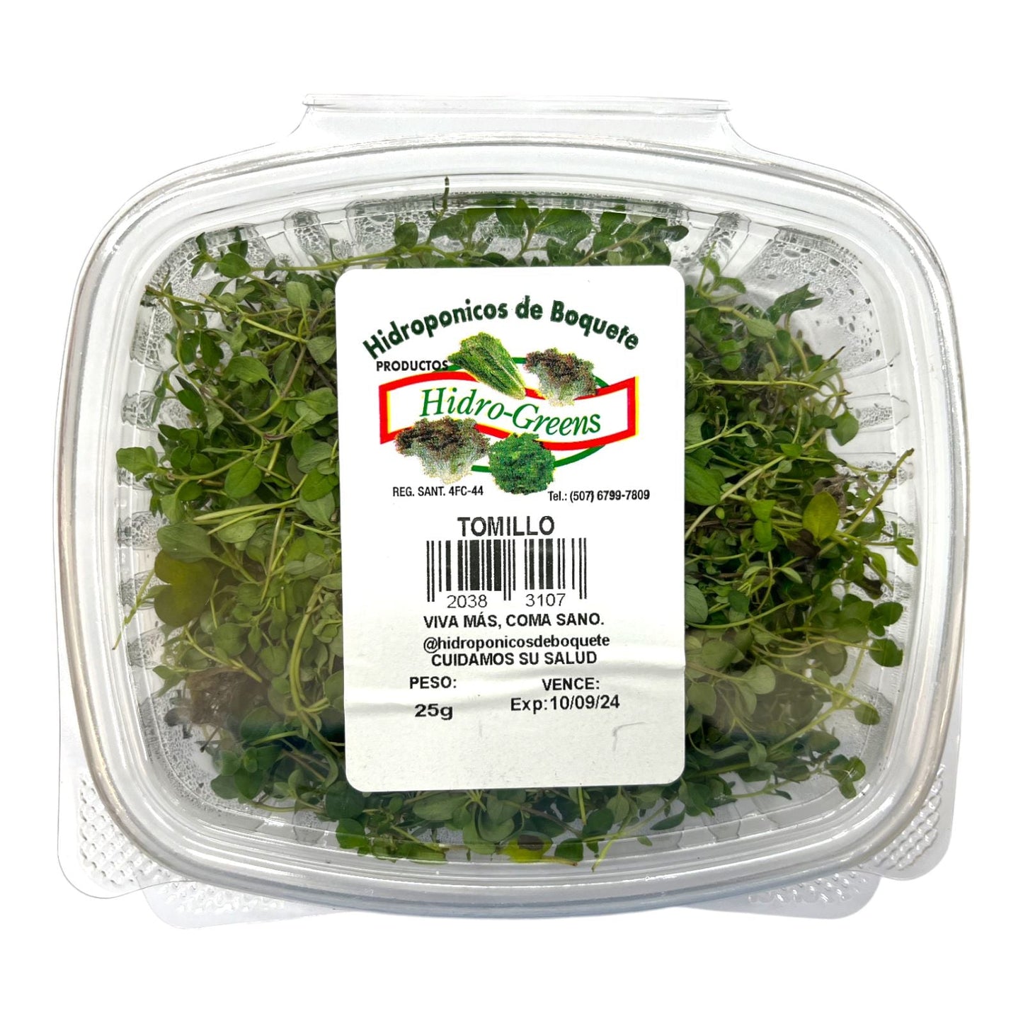 TOMILLO EMPACADO 25 GR PILONES DE BOQUETE