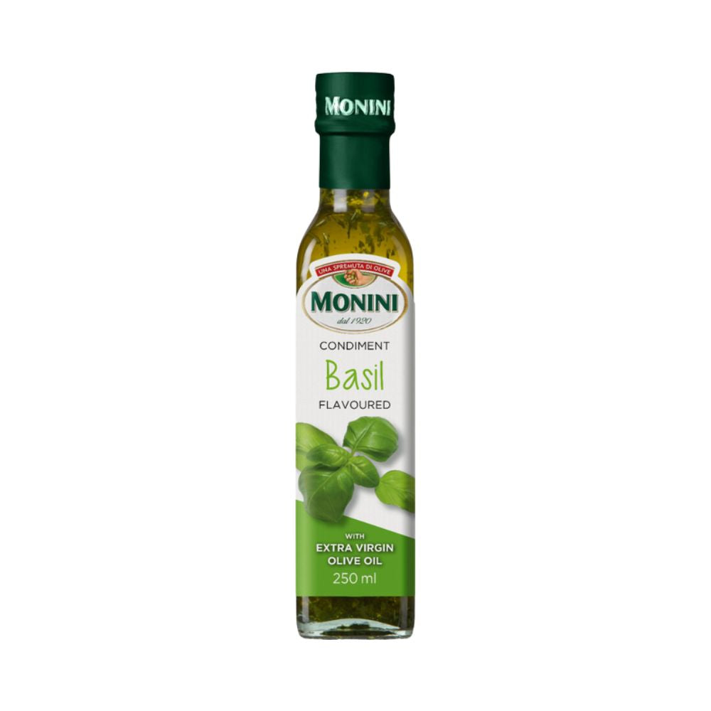 ACEITE OLIVA EXT. VRG. BASIL 250 ML. MONINI