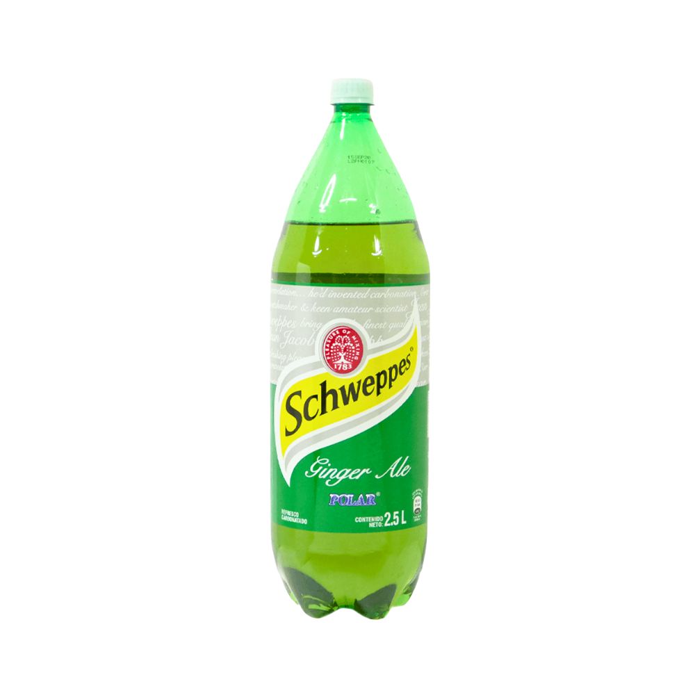 SODA GINGER ALE 2.5 LT SCHWEPPES