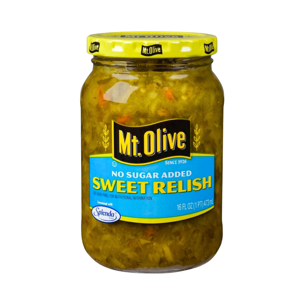 NO SUGAR ADDED SWEET RELISH 16 OZ MT.OLIVE