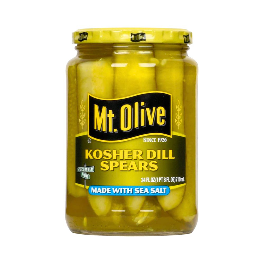 PEPINILLOS EN GAJOS CON ENELDO Y SAL MARINA 24 OZ MT.OLIVE