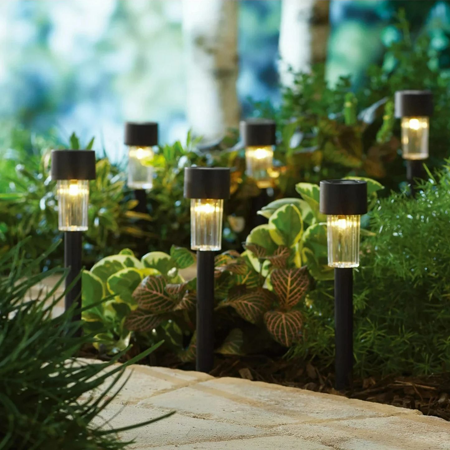 SET LUZ SOLAR P/CAMINO COLUMNA CLASICA 6PZA MAINSTAYS