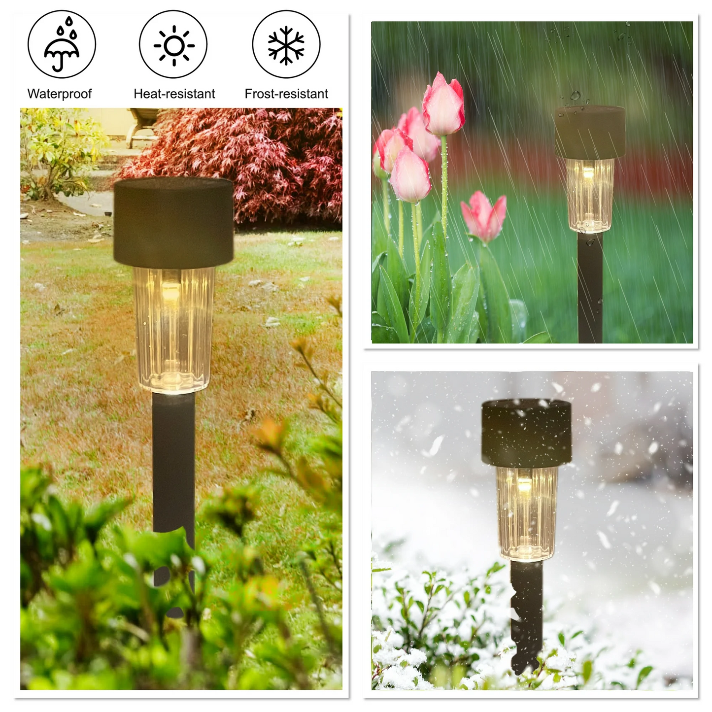 SET LUZ SOLAR P/CAMINO COLUMNA CLASICA 6PZA MAINSTAYS