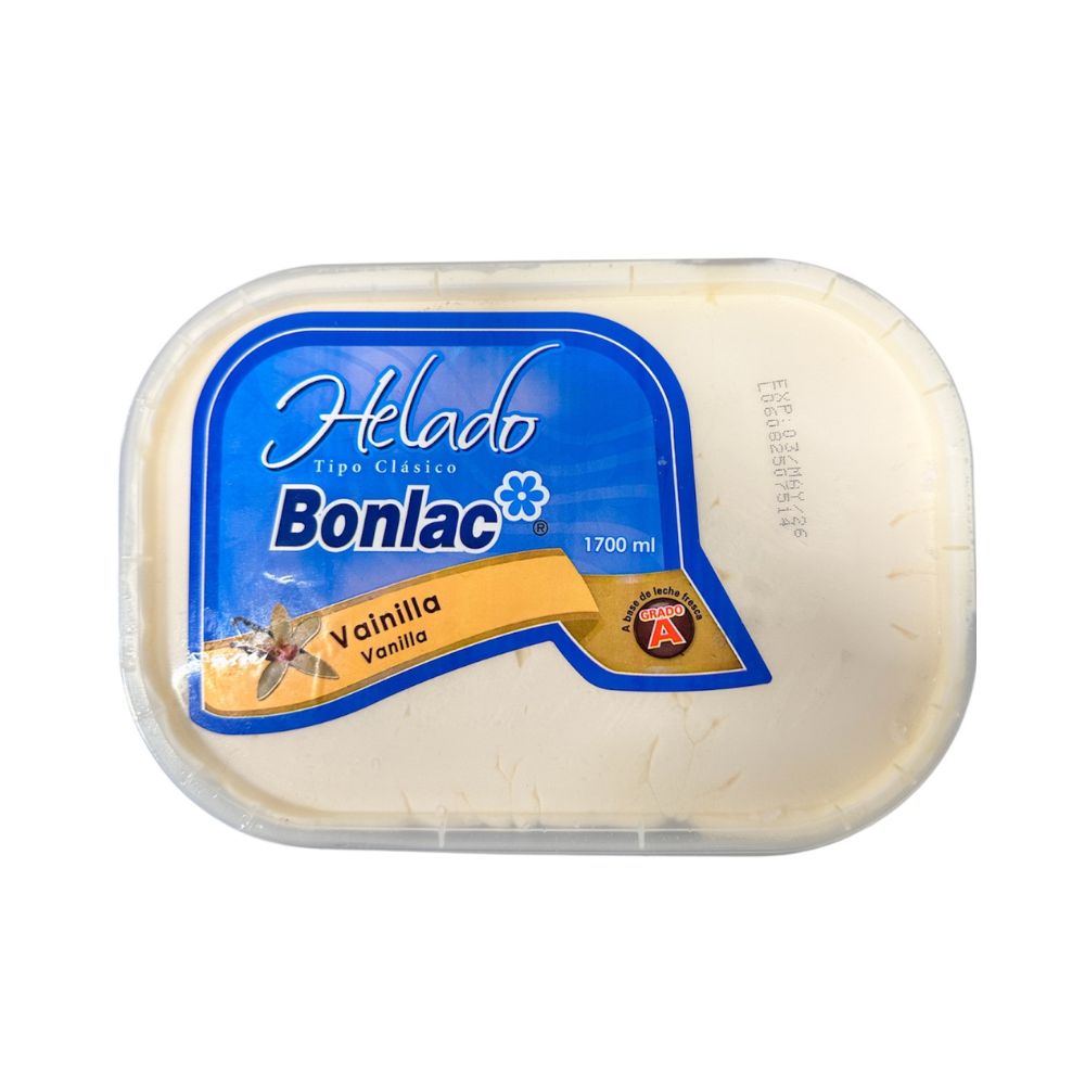 HELADO VAINILLA 1/2 GL BONLAC