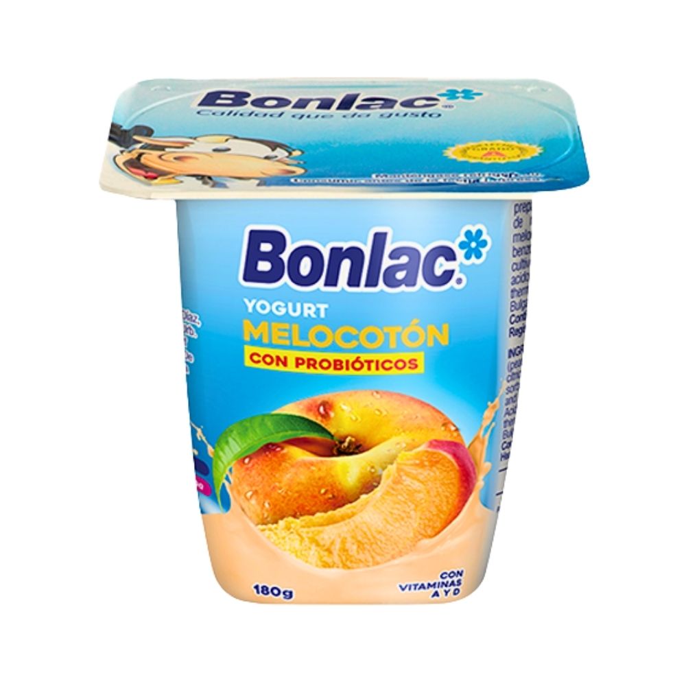 YOGURT MELOCOTON 180 GR BONLAC