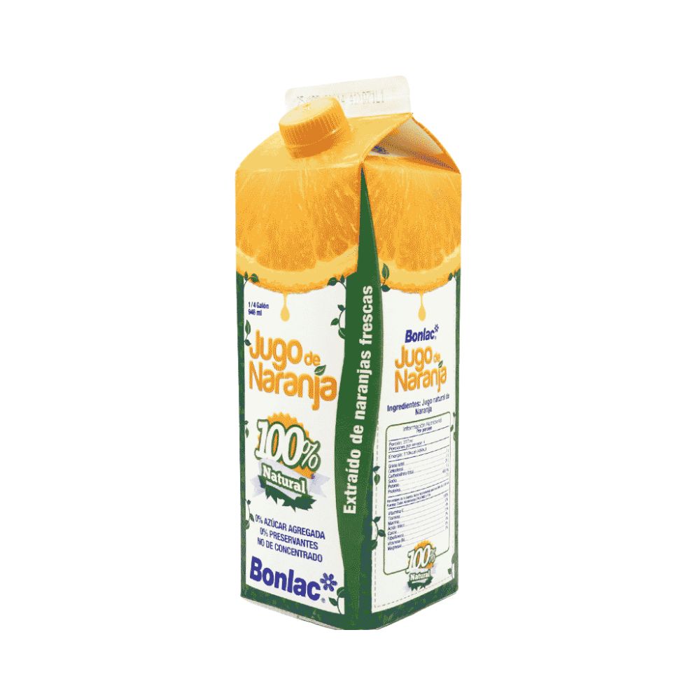 JUGO DE NARANJA 100%NAT.946ml BONLAC