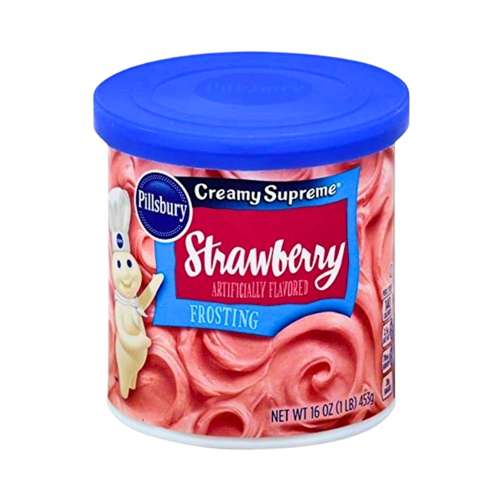STRAWBERRY FROSTING CREAMY SUP 16 OZ PILLSBURY