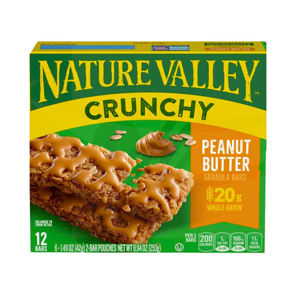 BARRA GRANOLA MANTEQUILLA MANI 253GR NATURE VALLEY