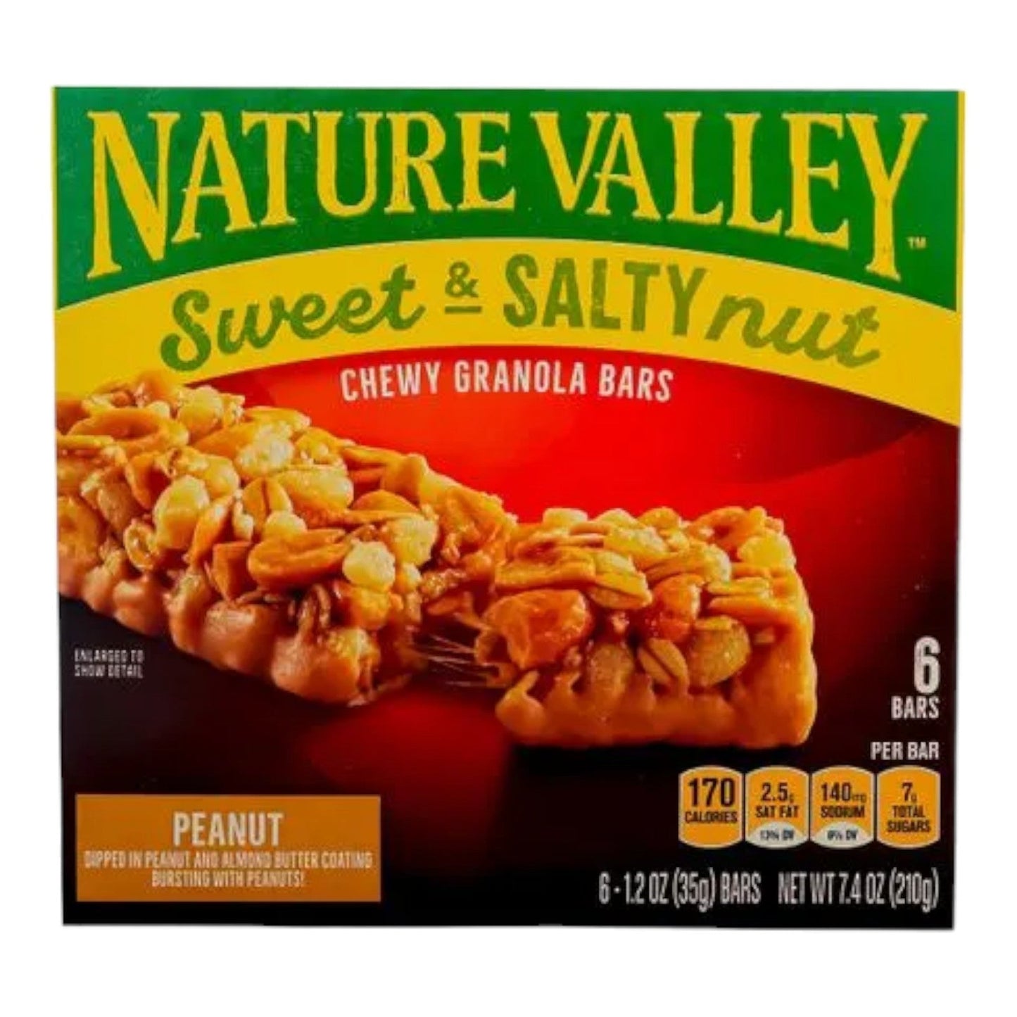 BARRA GRANOLA DE MANI 210 GR NATURE VALLEY