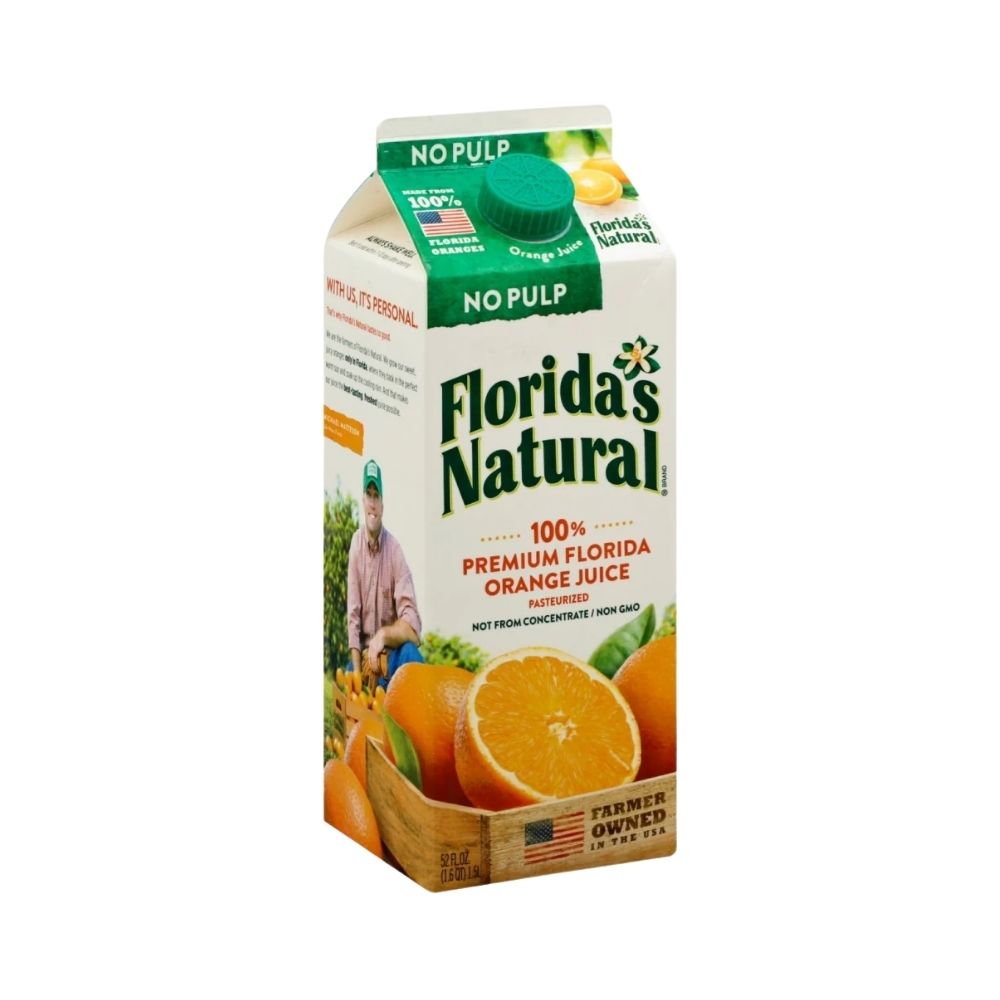 JUGO DE NARANJA NO PULP 52 OZ FLORIDAS NATURAL