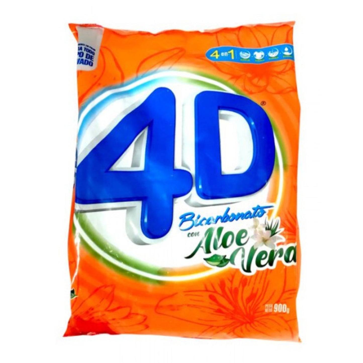 DETERGENTE CON BICARBONATO 900 GR 4D