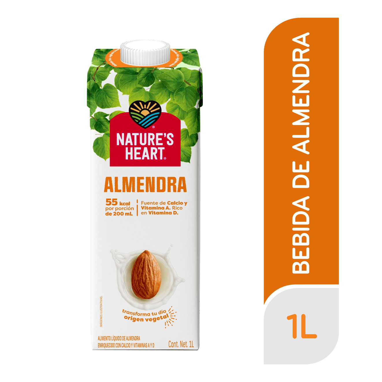 BEBIDA DE ALMENDRA 1 LT NATURE'S HEART