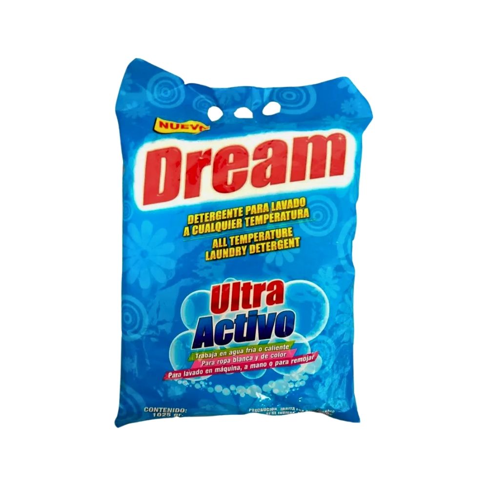 DETERGENTE EN POLVO ULTRA ACTIVO 1025 GR DREAM