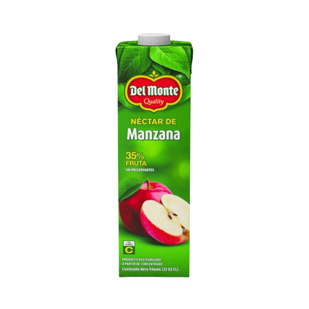 NECTAR DE MANZANA 32 OZ DEL MONTE