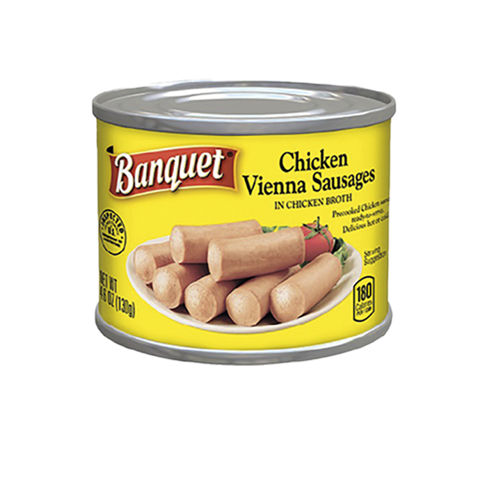 SALCHICHAS POLLO VIENNA 4.6 OZ - BANQUET