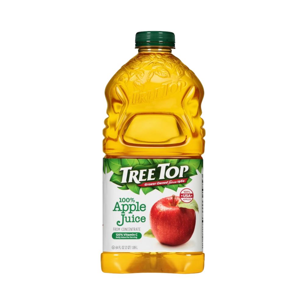 APPLE JUICE 100% 64 OZ TREE TOP