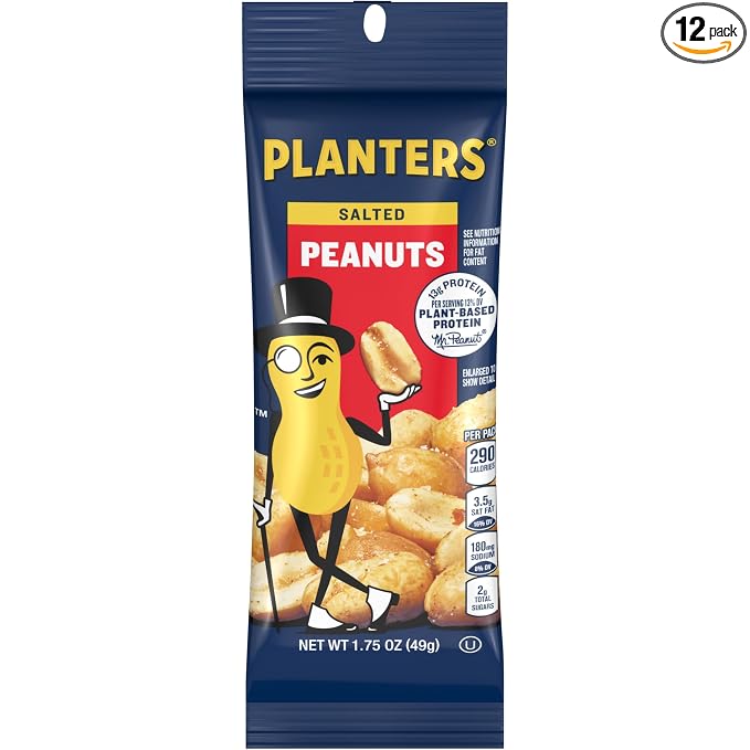 SALTED PEANUTS 1.75 OZ - PLANTERS