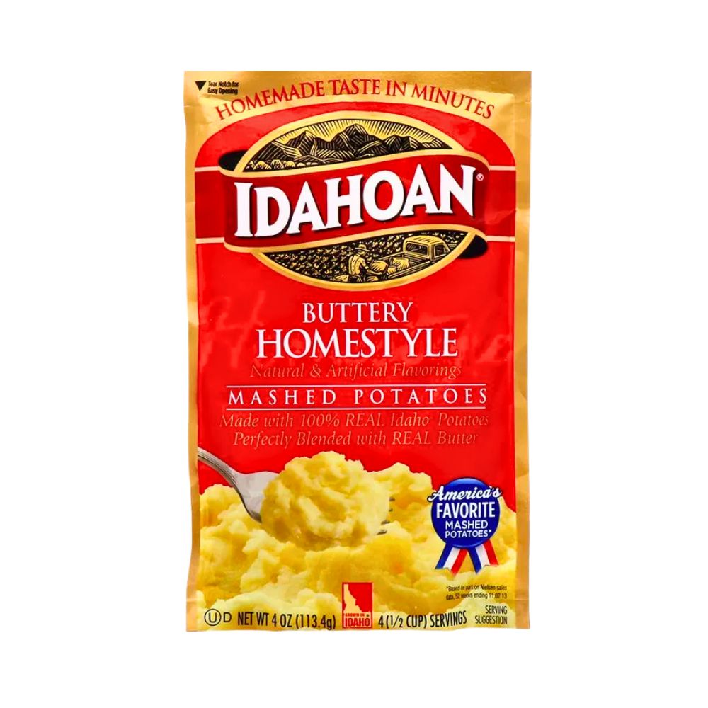 PURE INSTANTANEO BUTTERY HOMESTYLE 4 OZ IDAHOAN