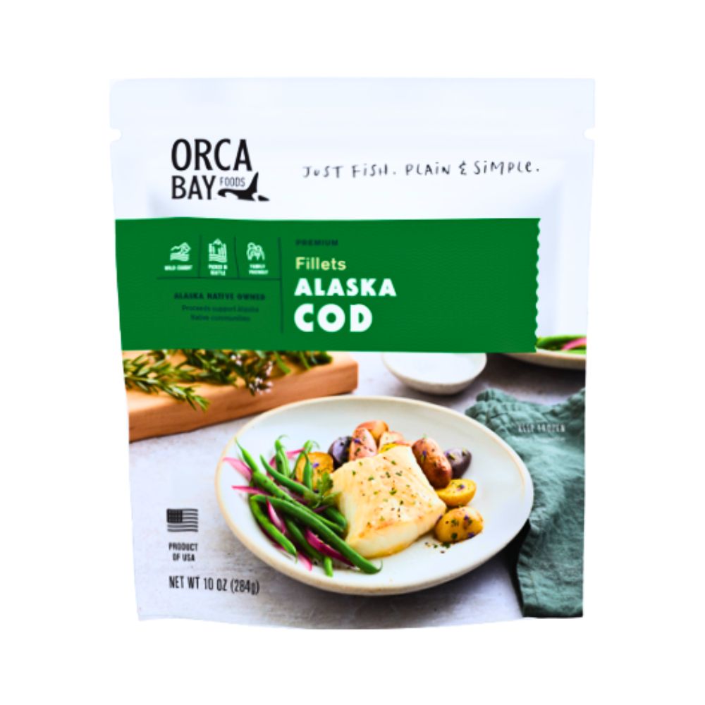ALASKA COD FILLET 10 OZ ORCA BAY
