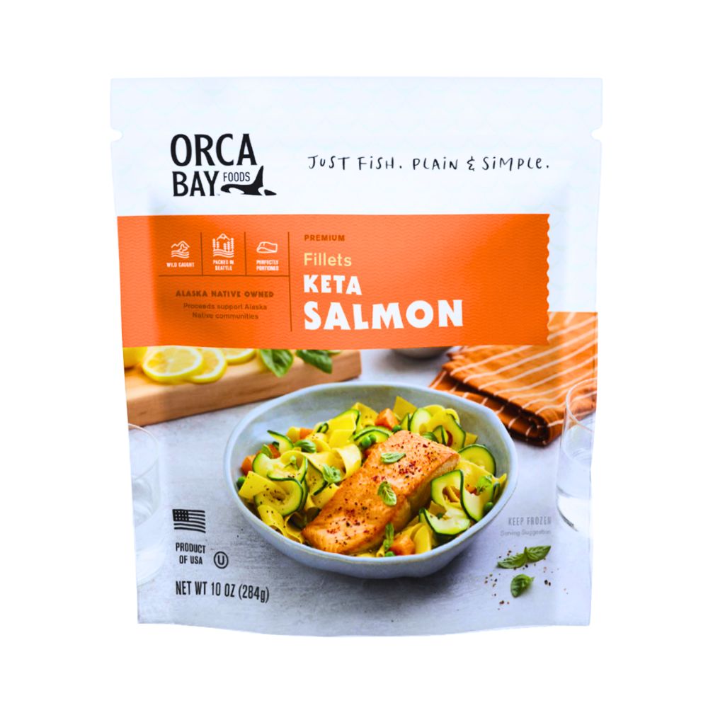 KETA SALMON PORTION 10 OZ ORCA BAY