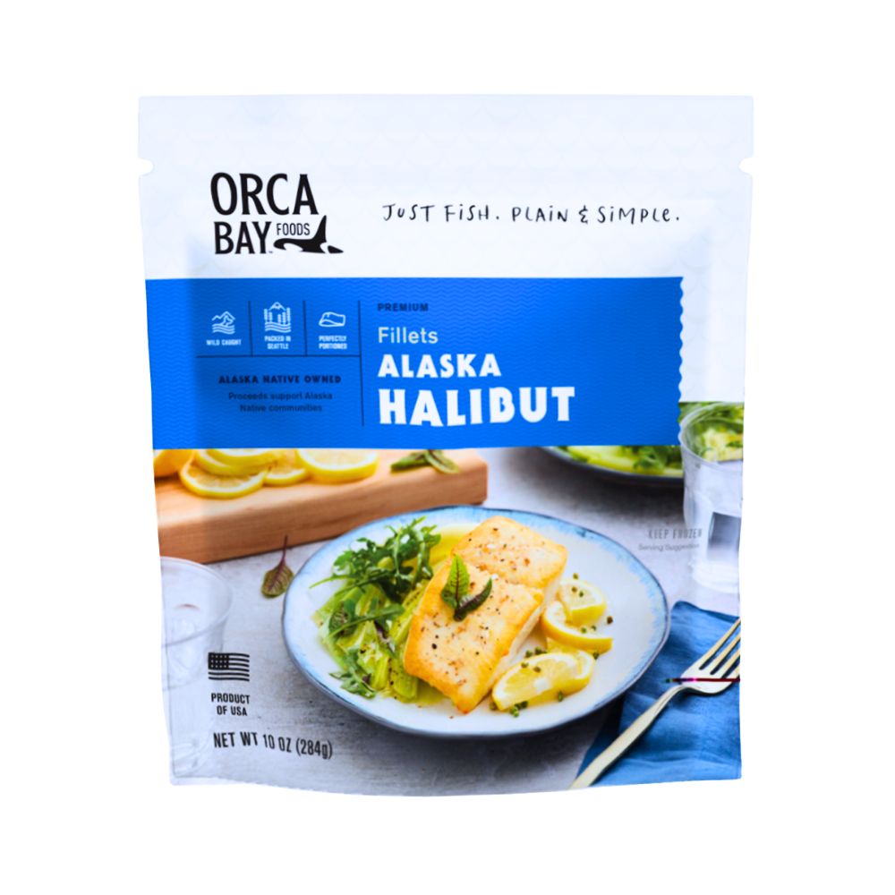 HALIBUT PORTION 10 OZ ORCA BAY