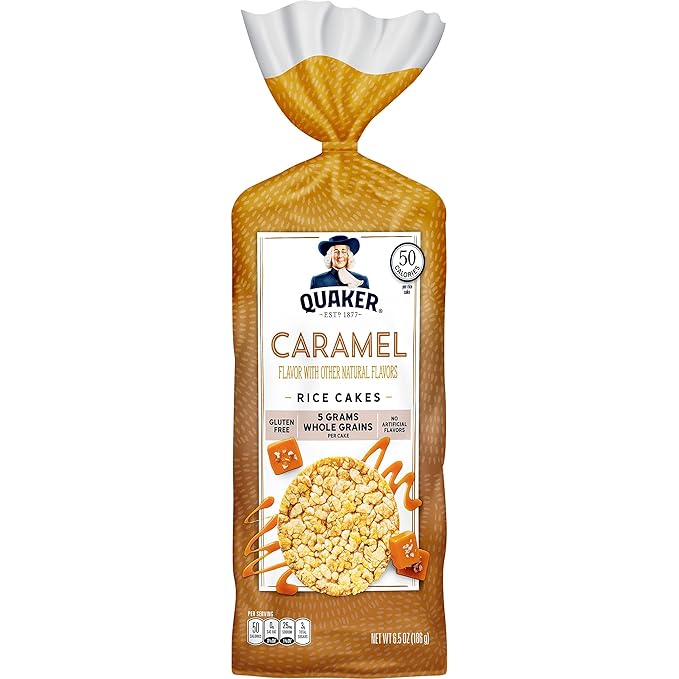 GALLETAS DE ARROZ CARAMEL 6.5 OZ - QUAKER