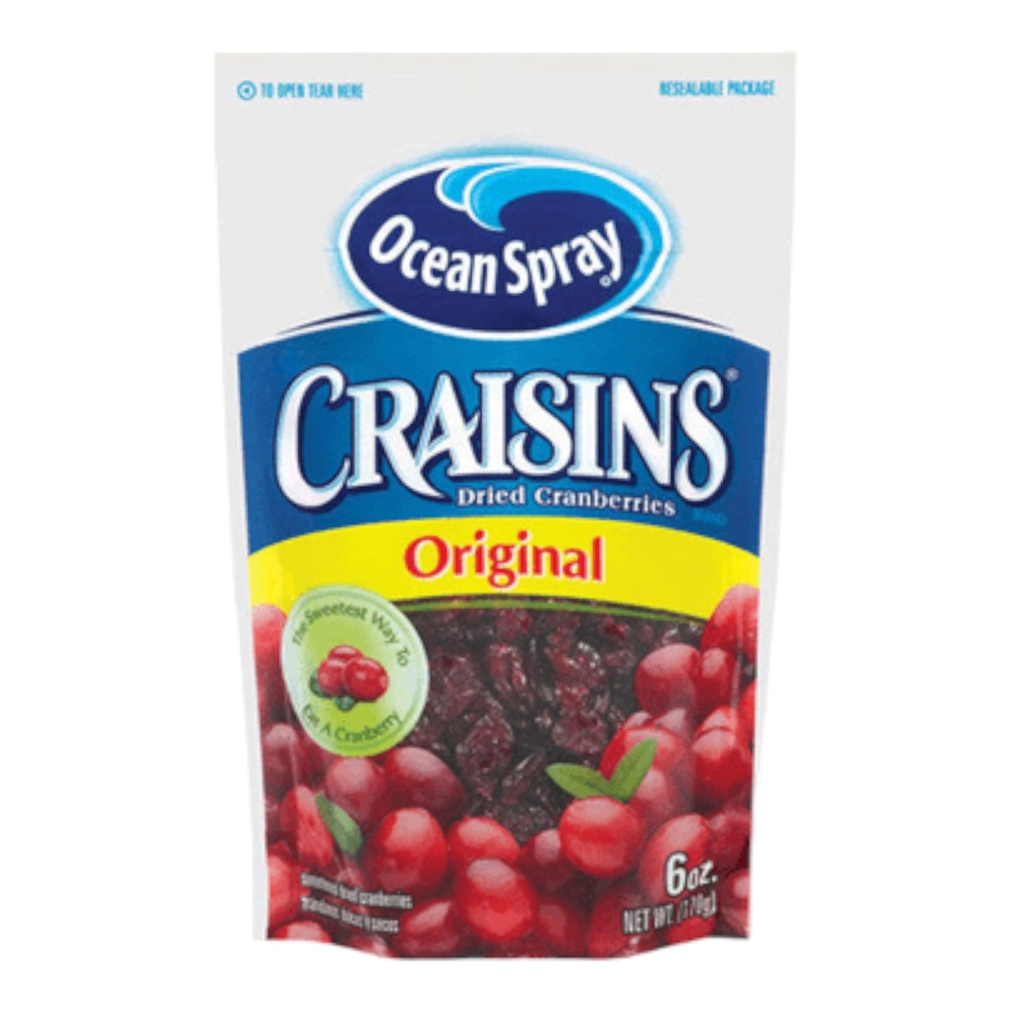 CRANBERRIES ORIGINAL SWEETENED DRIED OCEAN SPRAY
