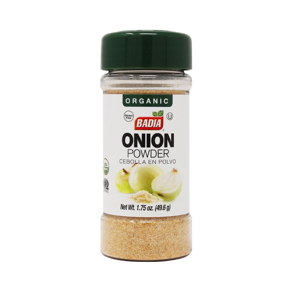 CEBOLLA EN POLVO ORGANICO 1.75 OZ BADIA