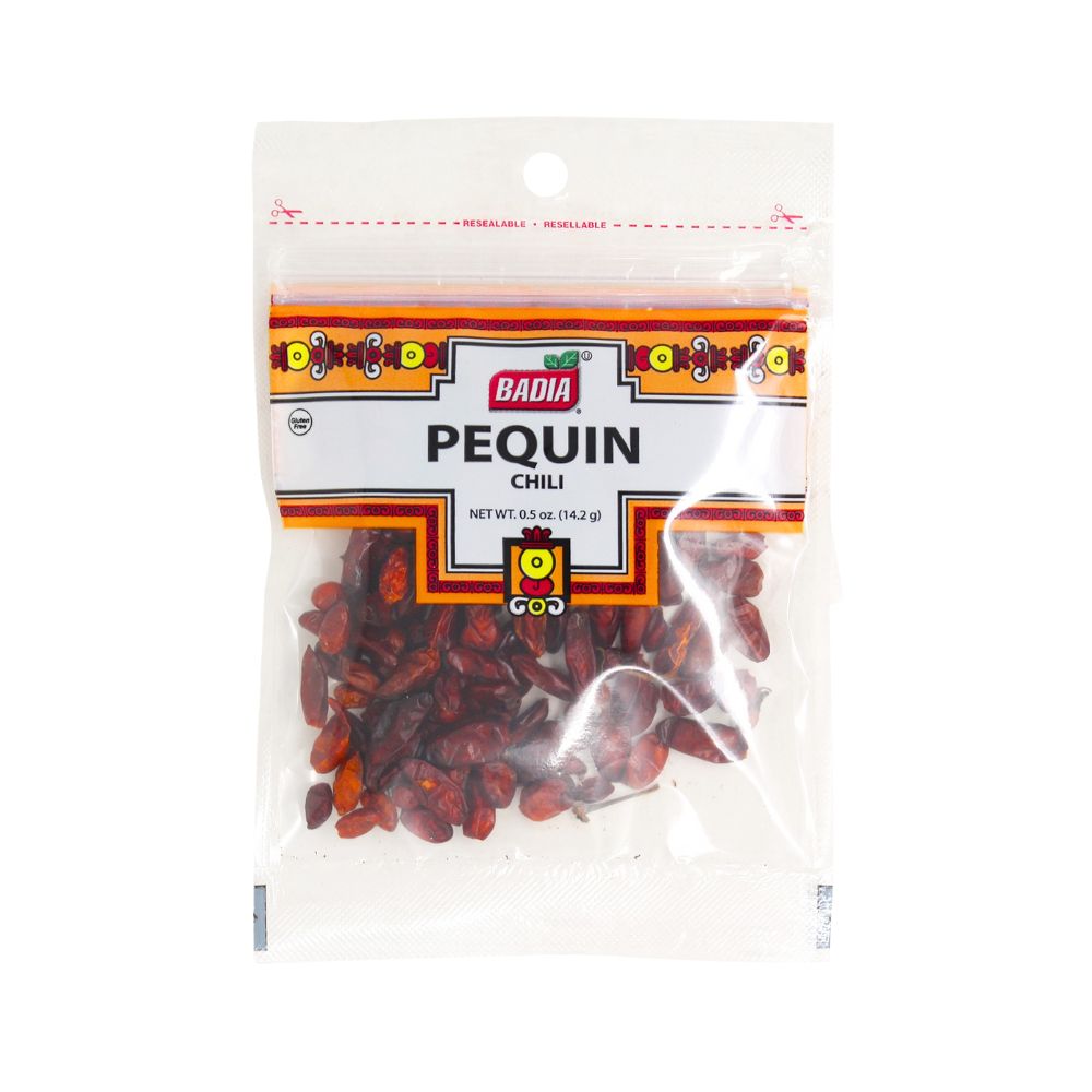 CHILI PEQUIN DESHIDRATADO 0.5 OZ BADIA