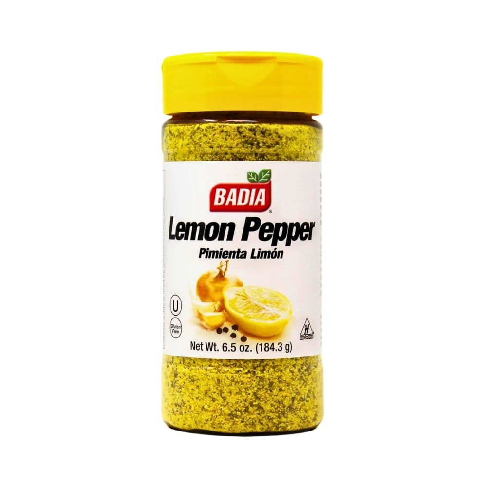 LEMON PEPPER SEASONING 6.5 OZ BADIA