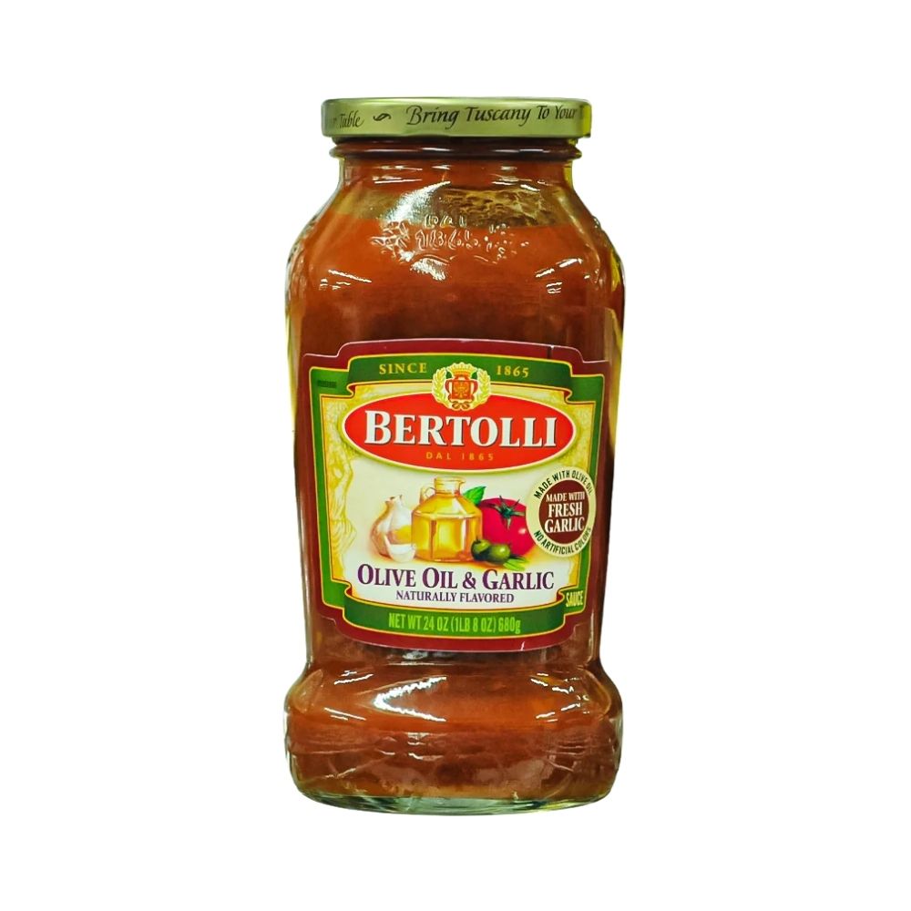 SALSA ACEITE DE OLIVA/AJO 24 OZ BERTOLLI