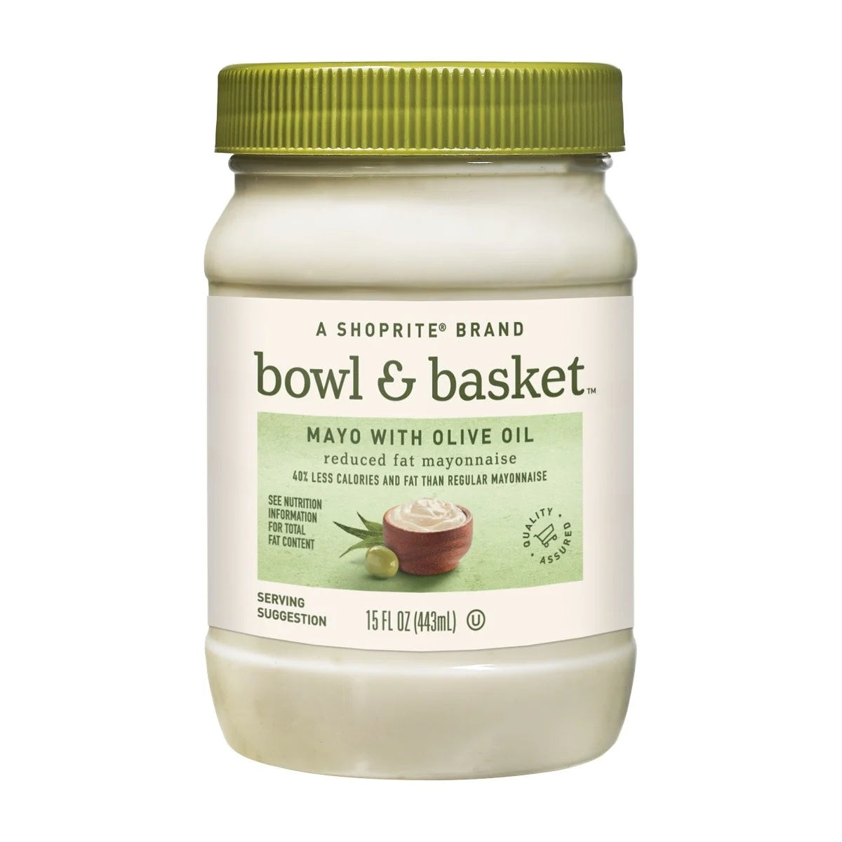 MAYO WITH OLIVE OIL 15 OZ BOWL & BASKET