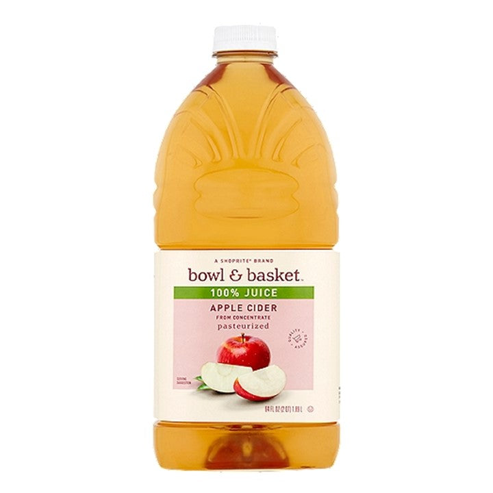 JUGO DE MANZANA 100%PAST. 64Oz BOWL & BASKET