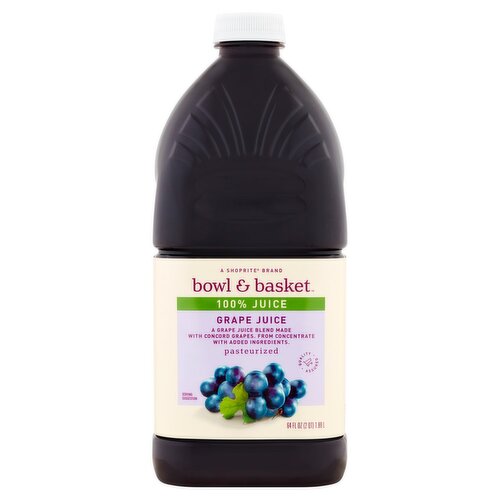GRAPE JUICE 64oz BOWL & BASKET