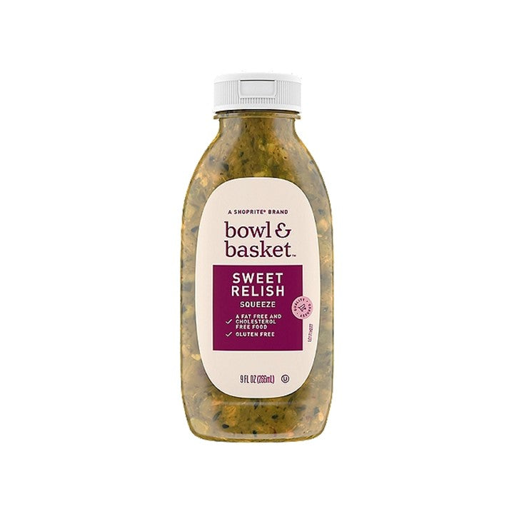 SWEET RELISH SQUEEZE 9 OZ BOWL & BASKET
