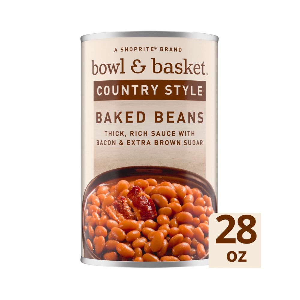 FRIJOLES AL HORNO CAMPESTRE 28 OZ BOWL & BASKET