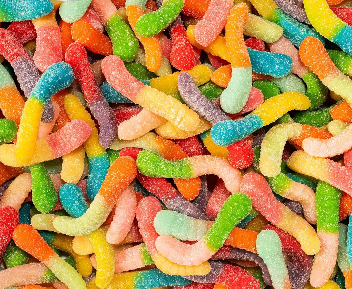 SOUR GUMMY WORMS GF 7oz BOWL & BASKET
