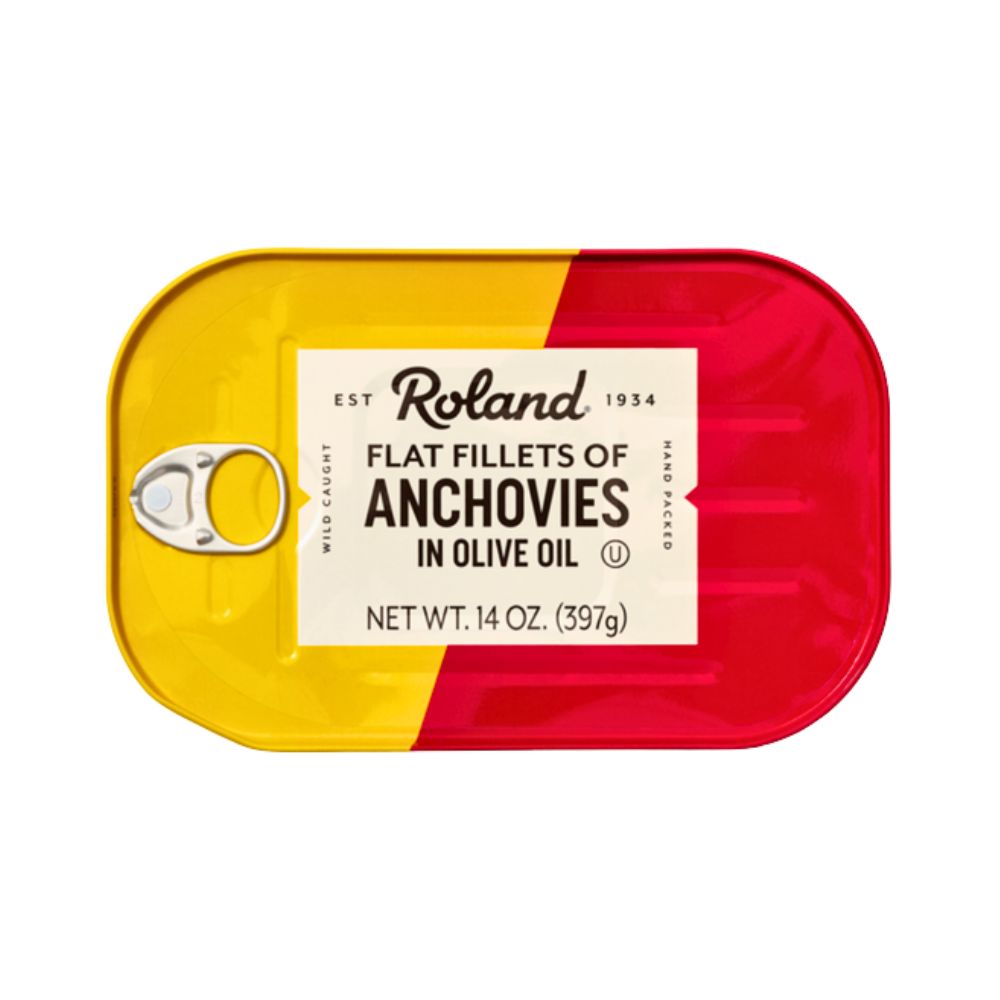 ANCHOVIES FLAT FILLETS 14 OZ ROLAND