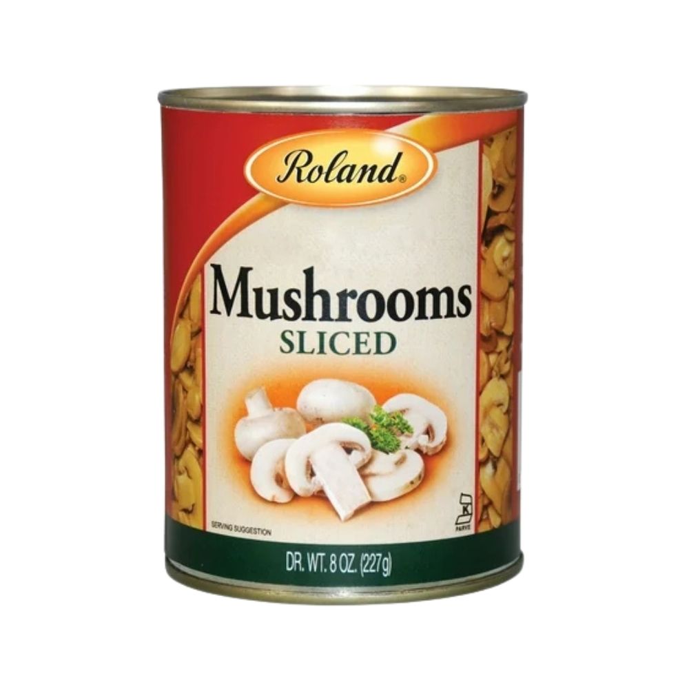 MUSHROOMS SLICED 8 OZ ROLAND
