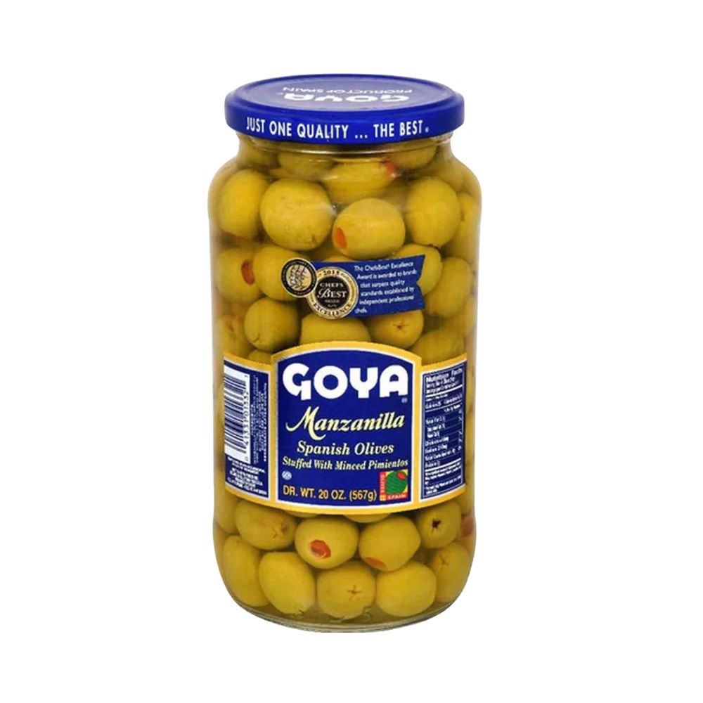 ACEITUNA RELLENA DE PIMIENTOS Y MANZANILLA 20 OZ GOYA