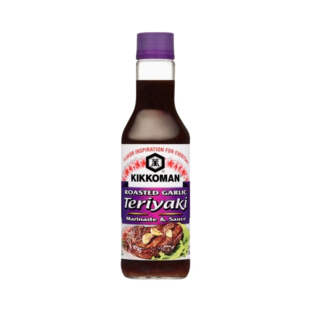 TERIYAKI ROASTED GARLIC 10 OZ KIKKOMAN