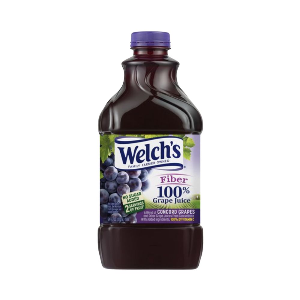 PURPLE GRAPE JUICE FIBER 64 OZ WELCH'S