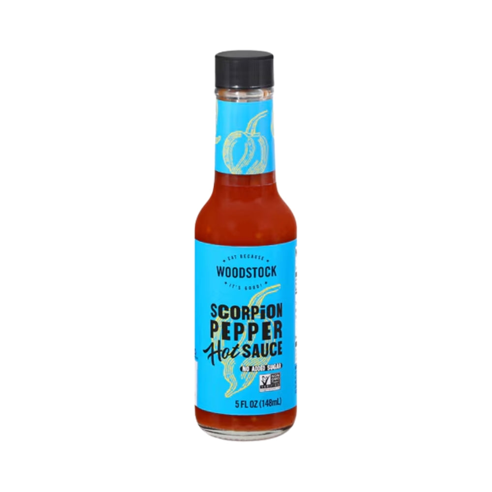 SCORPION PEPPER HOT SAUCE 5 OZ WOODSTOCK