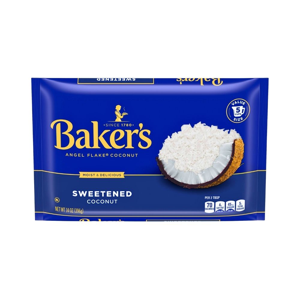 BAKER'S COCONUT FLAKE 14 OZ BAKER'S