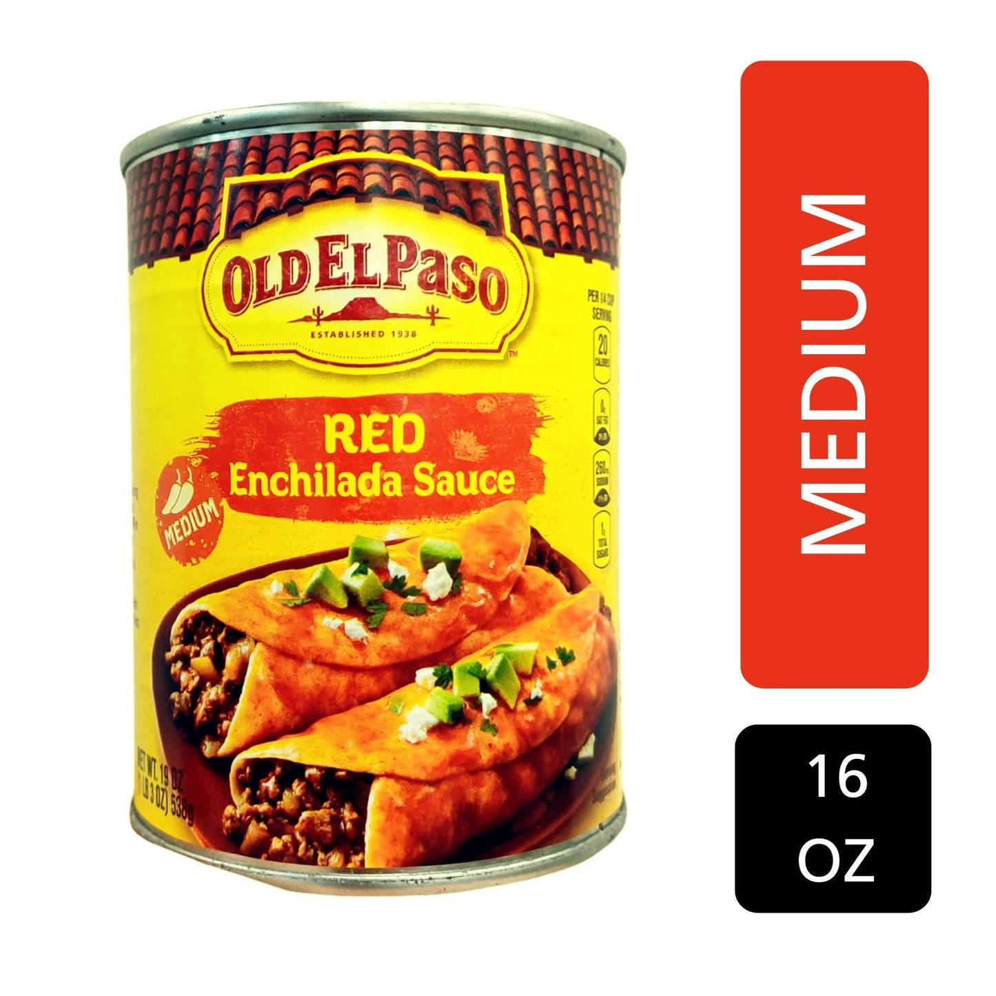 RED ENCHILADA SAUCE MEDIUM 19 OZ OLD EL PASO