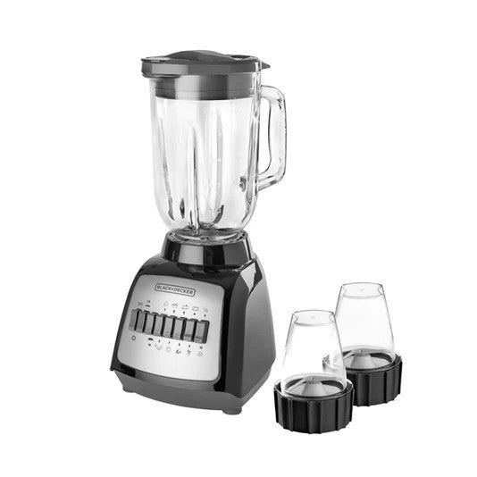 LICUADORA JARRA VIDRIO + 2VASOS BLACK & DECKER