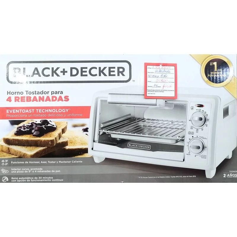 HORNO TOSTADOR 1342W BLACK & DECKER