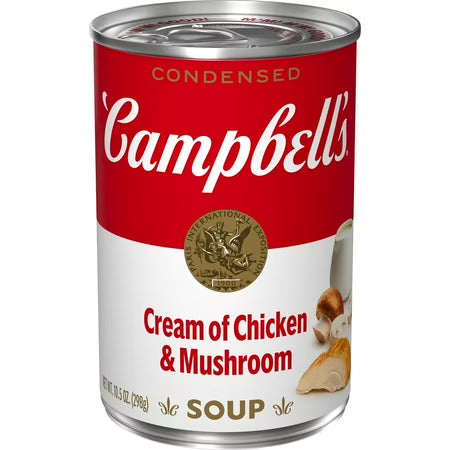 CREMA DE POLLO CON HONGOS 10.5 OZ CAMPBELL'S