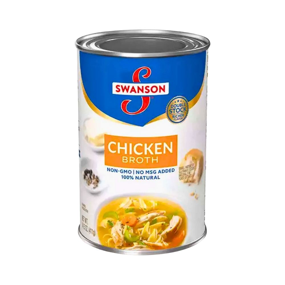 CHICKEN BROTH 14.5 OZ LATA SWANSON